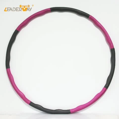 Yoga Fitness Body Exercise Adulte Graisse Brûlant NBR Smart Weighted Hula Ring Home Gym Equipment Hula Hoop