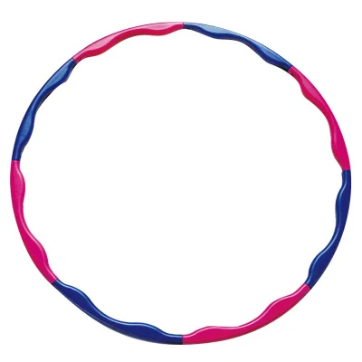 90cm 8 parties colorées PP Massage Hula Hoop pour le sport et le jeu