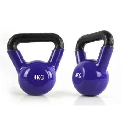 Fabricant professionnel de poids libres Kettlebells enduits de vinyle